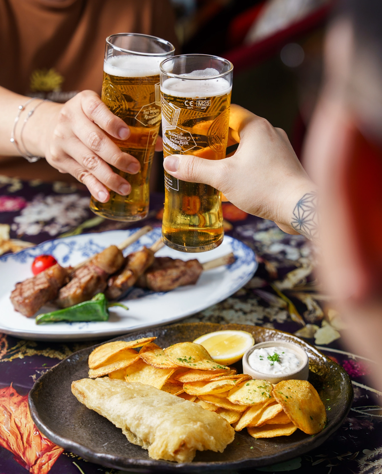 Beer and casual dining at Blume Sports Lounge in Dubai Marina